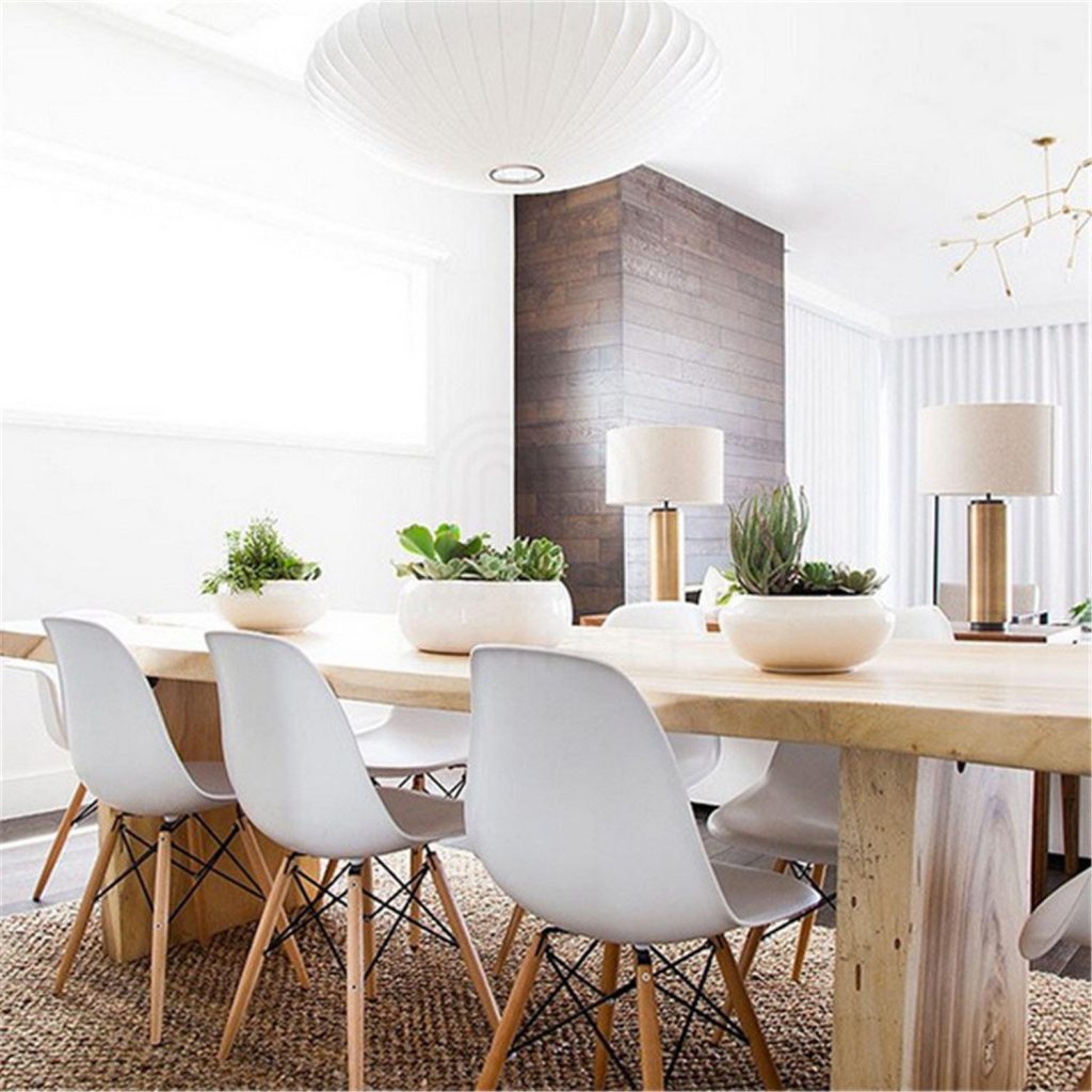 modern white dining chairs 1