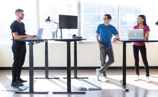office height adjustable standing desk