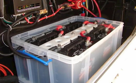 Deep cycle battery for RV