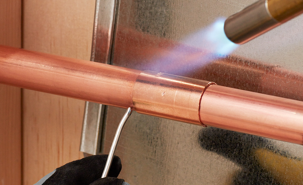 copper press on heat