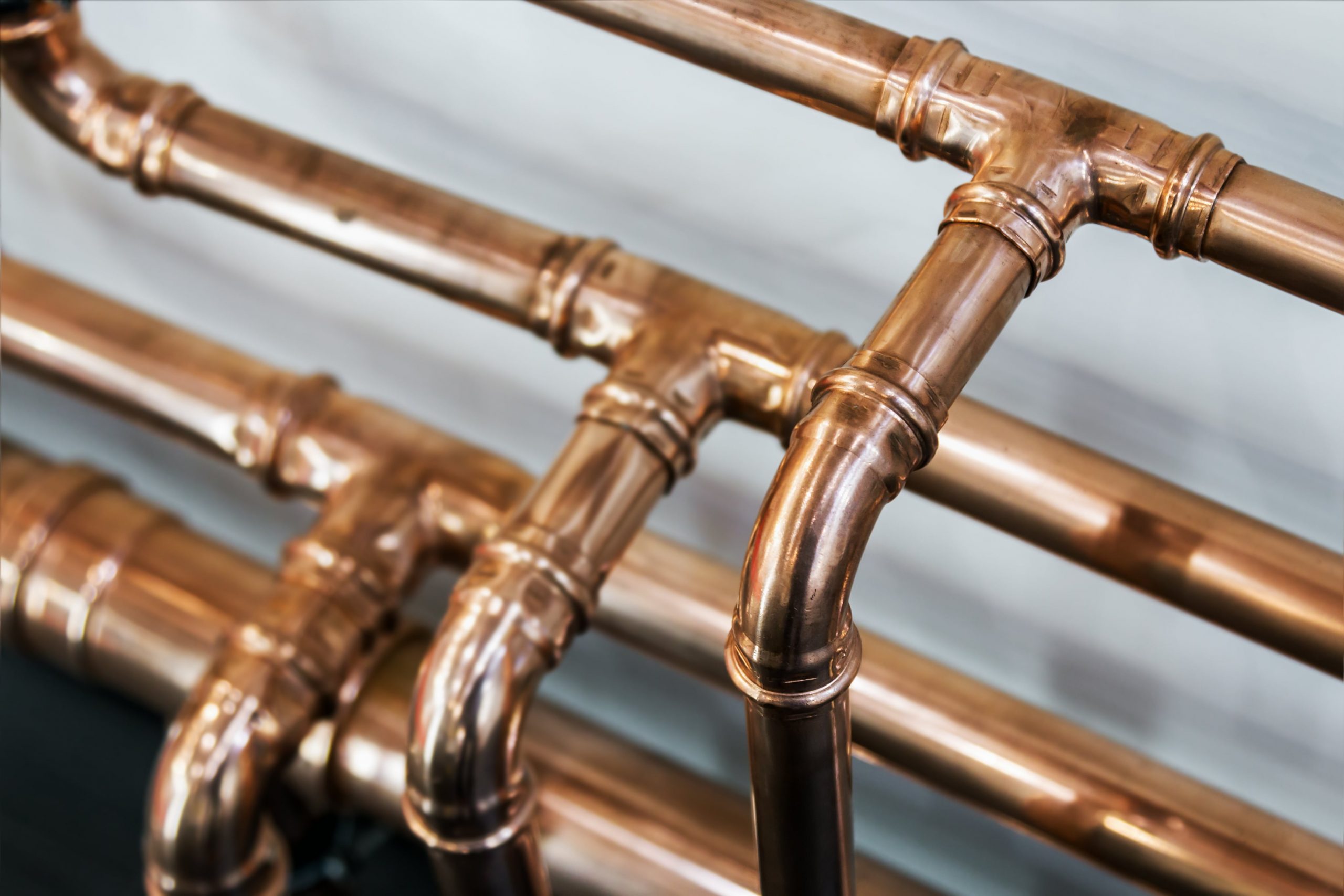 copper press pipes