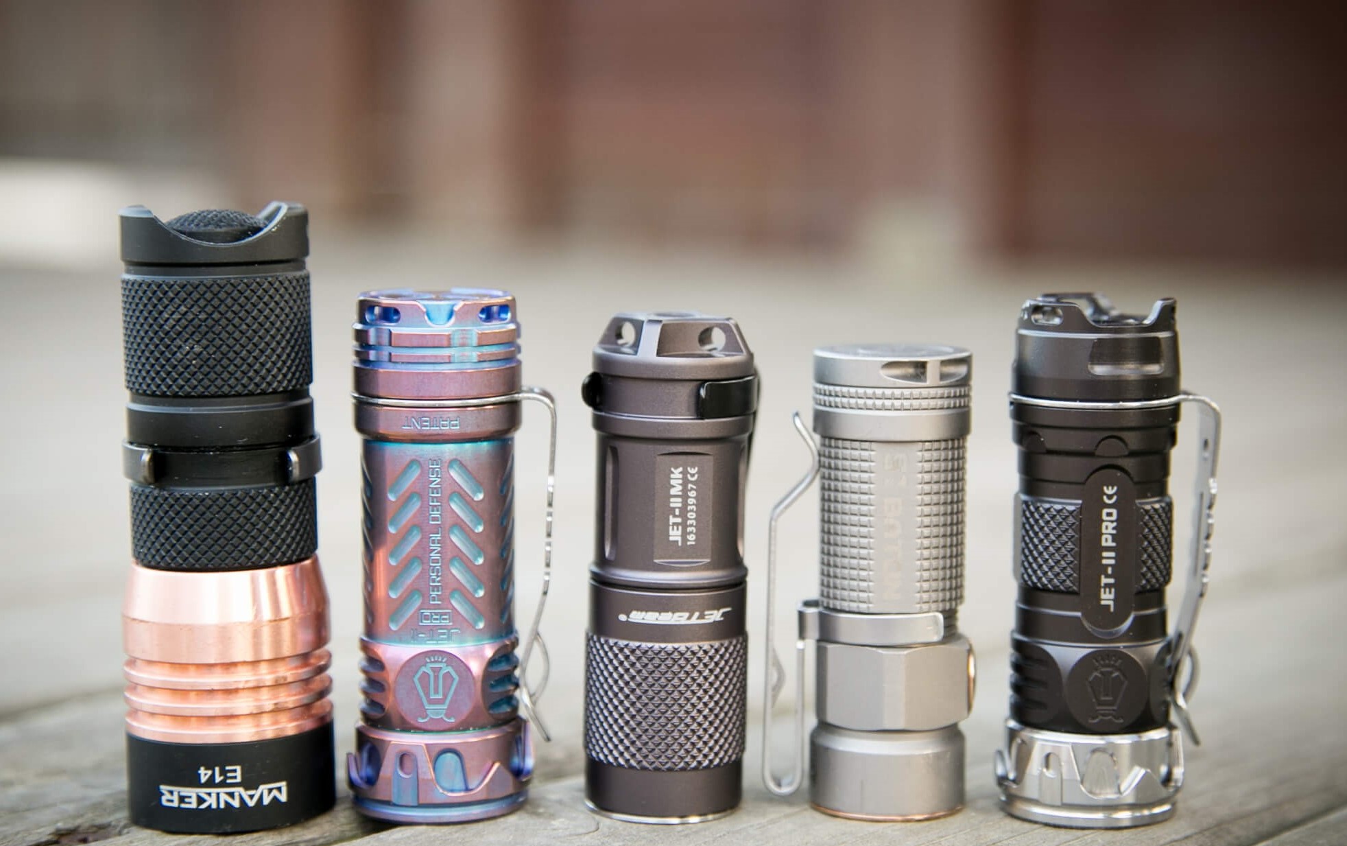JETBeam Different types of Flashlight and Torches