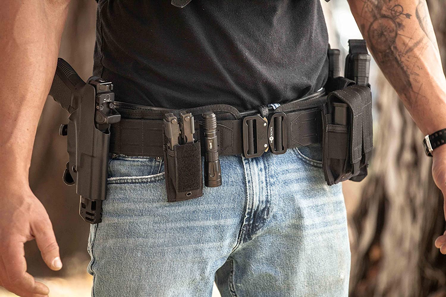 Tactical Belt with supplies
