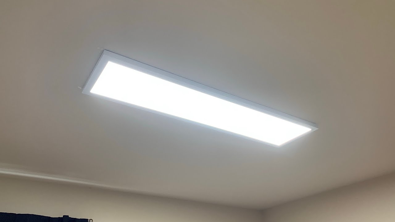 LED panel light with a lot of brightness