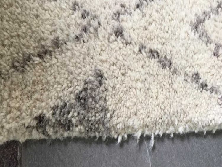 wool rug - length of the fibre