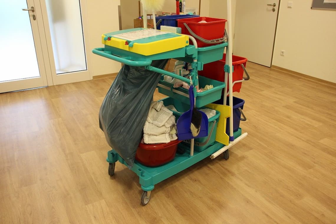 cleaning trolley