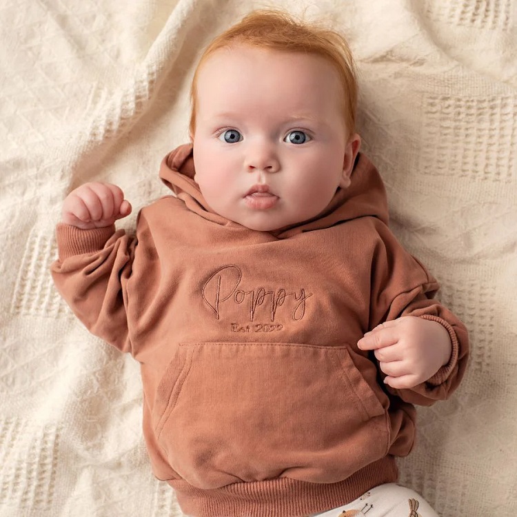 Cotton baby hoodie